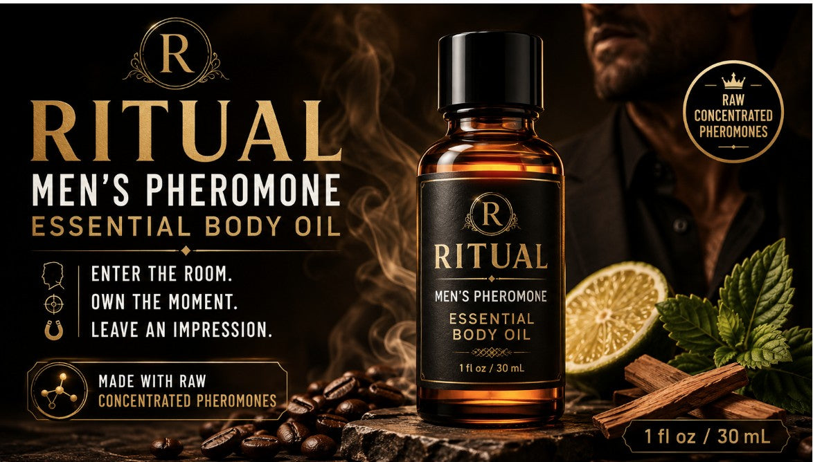 Ritual Men’s Pheromone Essential Body Oil — 1 oz. Roller bottle