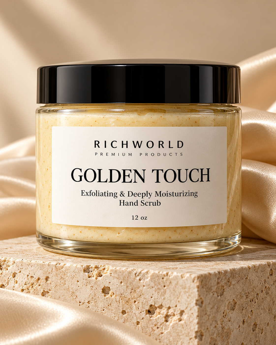 GOLDEN TOUCH Exfoliating & Deeply Moisturizing Hand Scrub