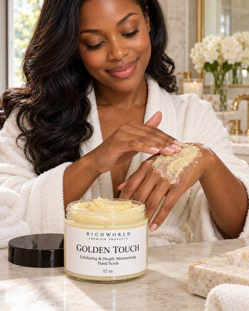 GOLDEN TOUCH Exfoliating & Deeply Moisturizing Hand Scrub