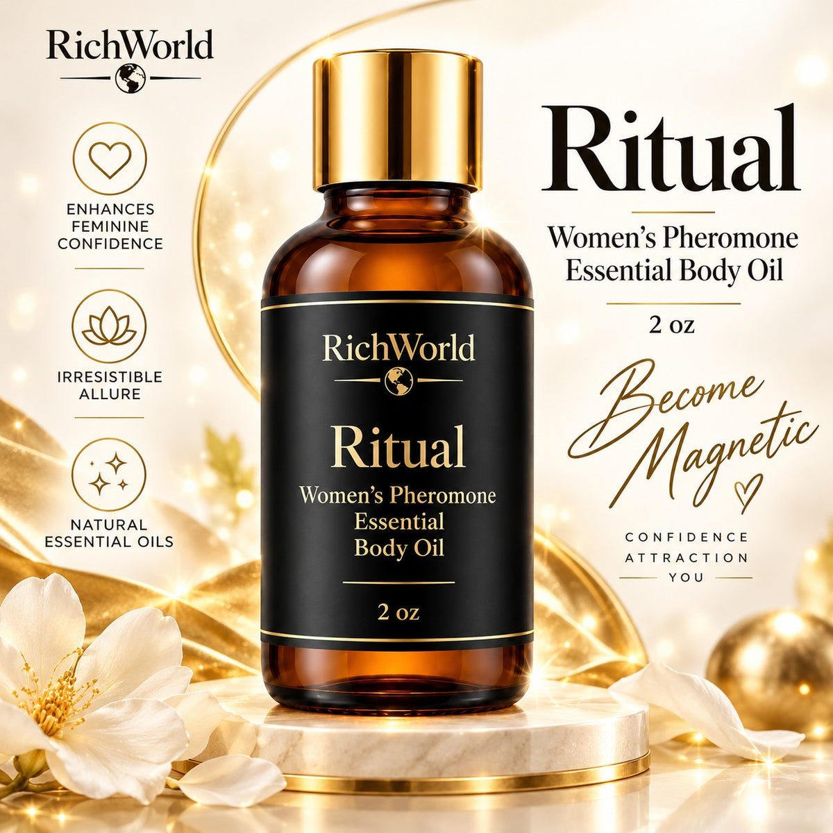 Ritual Women’s Pheromone Essential Body Oil - 2 oz
