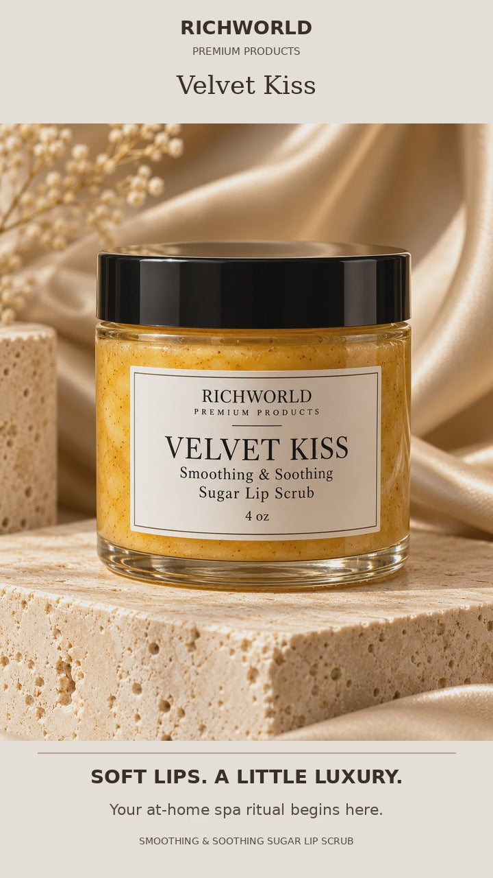 VELVET KISS Smoothing & Soothing Sugar Lip Scrub