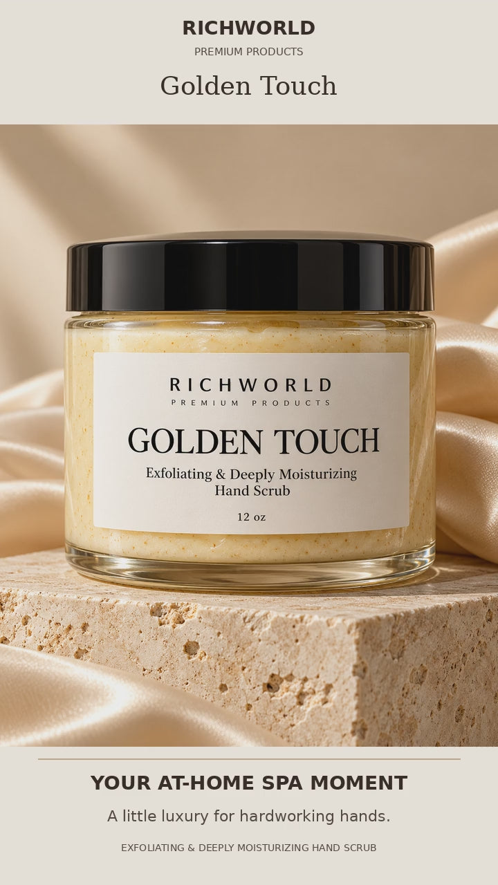 GOLDEN TOUCH Exfoliating & Deeply Moisturizing Hand Scrub
